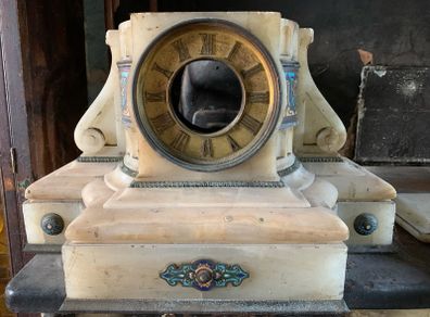 Marble Clock Frame