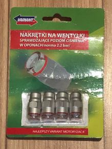 Pressure indicator caps