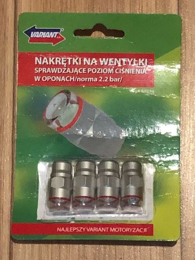 Pressure indicator caps