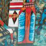 Mongol Princess Warrior Oil on Silk Image 7