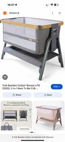 bedside crib