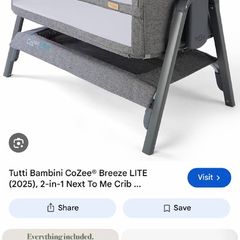 bedside crib