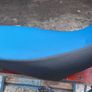 Yamaha XT660 seat with new cover. Image 4