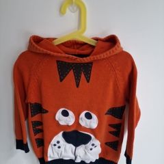 Boys 4-5yrs BLUEZOO 100% cotton hooded jumper