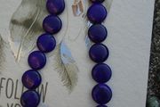 Purple Magnesite beads,Jewellery making supplies.Craft supplies,Beads