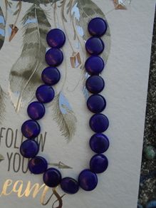 Purple Magnesite beads,Jewellery making supplies.Craft supplies,Beads