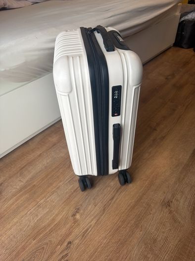 White suitcase