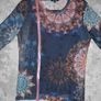 Desigual Sheer Top With Slip Image 3