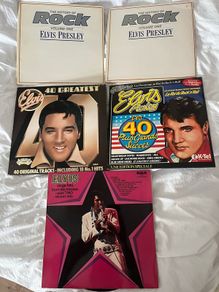 5x Elvis Presley 12" records
