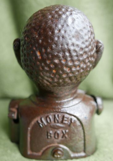 Antique Cast Iron Money Box