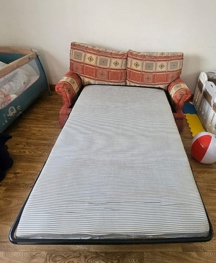Free 2 Seater fold out Sofa  Bed with inbuilt mattress.