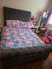 double sleigh bed