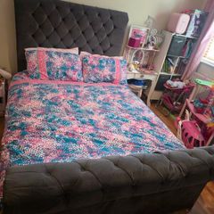 double sleigh bed