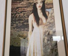 Handmade Cross Stitch Embroidy - Potrait