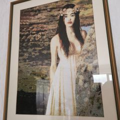 Handmade Cross Stitch Embroidy - Potrait