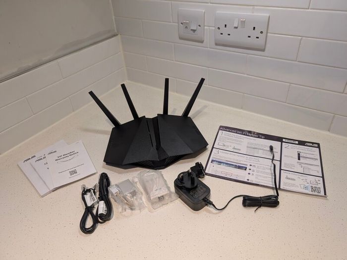 ASUS DSL-AX82U AX5400 Dual Band WiFi 6 Gaming Router DSL Modem Extendable