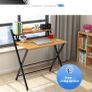 Household Folding Computer Desk Bureau Desks Study Table Save Space Simple Style Notebook Laptop Office Desktop Standing Desk Image 2