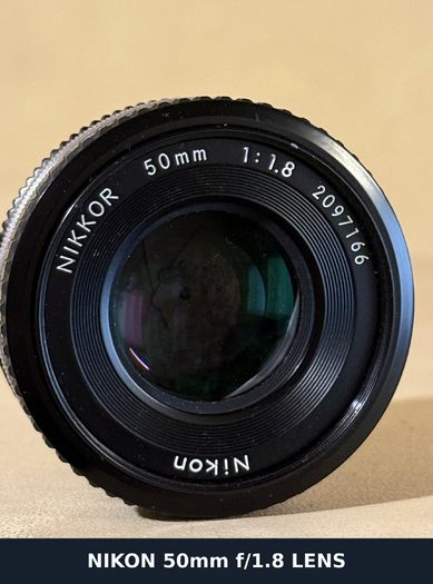 Nikon Nikkor 50mm f/1.8 Lens