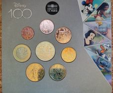 France Brilliant Uncirculated Euro Coin Set 2023 - Disney Centenary - Miniset