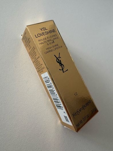 YSL Loveshine High Shine Lipstick 3.2g #12 bright red