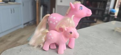 Lickety  Split and Baby BBE Pair Set MLP G1 My Little Pony