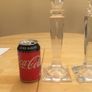 Galway Crystal Pillar Candlesticks Image 2