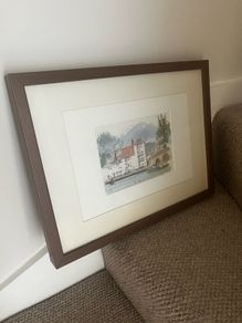 Terry McKivragan RI Limited Edition Framed Print 'The Angel, Henley' (88/850)