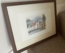 Terry McKivragan RI Limited Edition Framed Print 'The Angel, Henley' (88/850)