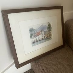 Terry McKivragan RI Limited Edition Framed Print 'The Angel, Henley' (88/850)