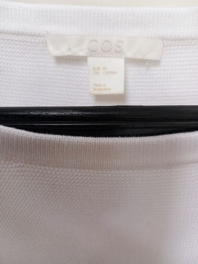 Cos White 100% Cotton Top M