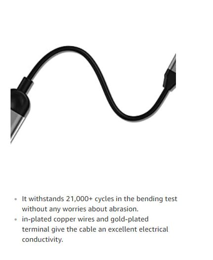 QGeeM USB-C Type (Thunderbolt 3 Compatible) HDMI Female (UHD 4K/30Hz) Gold-Plated/Nylon Braided/Aluminum Alloy Adapter Cable (Brand New/Warranty)