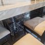 marble table and 6 chairs Image 5