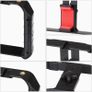 BRAND NEW smartphone Video Rig Hand Grip Filmmaking Case Phone Video Stabilizer Handheld Tripod Mount for iPhone Android Image 4