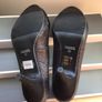 SUSST Ladies black satin / glitter peep toe party shoes EU 40 size 6.5 Image 5