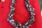 beads amathyst retro neck piece