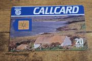 Ireland CallCard "Cottage", used, 1991, 20 Units - free standard postage