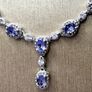 Tanzanite and Natural Zircon Necklace Image 5