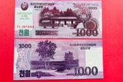 North Korea  1000 . Won  Commemorative  Issue  70 YEARS  1948 - 2018. Unc