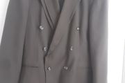 Suit/Stylish Tapered Fit Double Breasted Mink Suit .. Size: UK 36 .. EU 46 .. Price Drop NOW Heavily Reduced