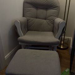 Rocking Chair and Foot Stool