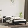 Bed Frame without Mattress Black 90x190cm Single Velvet Image 3