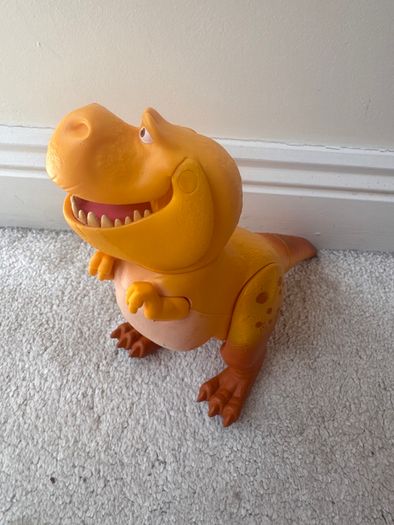 The Good Dinosaur TOMY Action Figure Nash approx. 22 cm. Used Damaged Please see photos