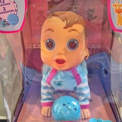 Baby wow crawls and stands up