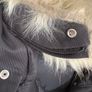 Zara down parka with removable fur hood trim Image 10