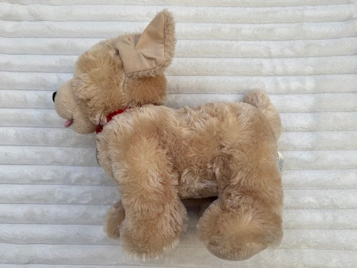 Build A Bear Promise Pets Plush Golden yellow Labrador Retriever Puppy Dog with Barking sound (Press the paw for sound). Approx. 12" Used Please see photos