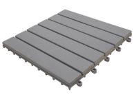 main image for ad Decking Tiles 20 pcs Grey Wash 30x30 cm Solid Acacia Wood