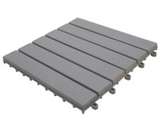 Decking Tiles 20 pcs Grey Wash 30x30 cm Solid Acacia Wood