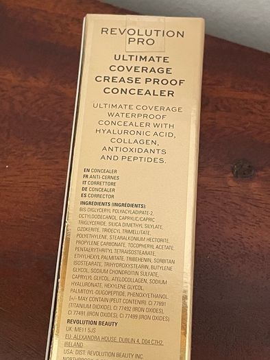 Revolution concealer with hyralonic acid and collagen in shade c3 - New
