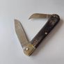 Vintage WW2 Era 1940 Swiss Army Farmers knife with Buffalo Horn Handle Image 6