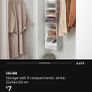 20 pieces of closet organisers (ikea skubb mostly) Image 7